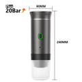 Portable 3-in-1 Espresso Coffee Maker | Compatible with Capsules & Ground Coffee